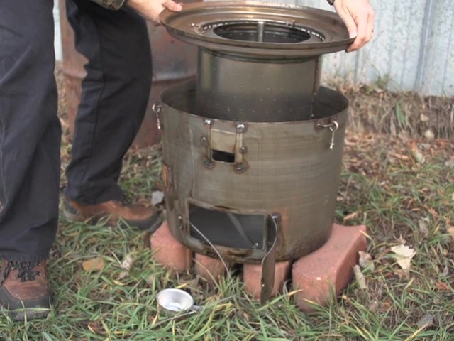  New U.S. Military Surplus Dual Fuel Stove / Heater - image 3 from the video